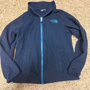 The North Face Kids Dark Blue Fleece boys small 7/8